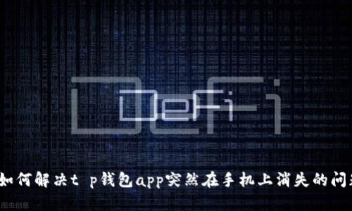 : 如何解决t p钱包app突然在手机上消失的问题？